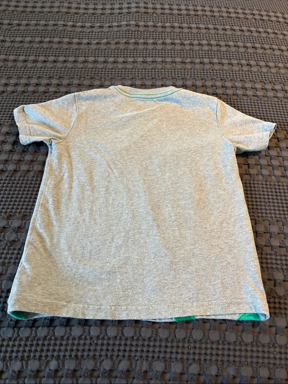 Gymboree Gray Kids Dinosaur Applique T-Shirt - Green Dinosaur